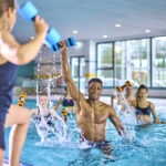 High Intensity Interval Training im Flachwasser.